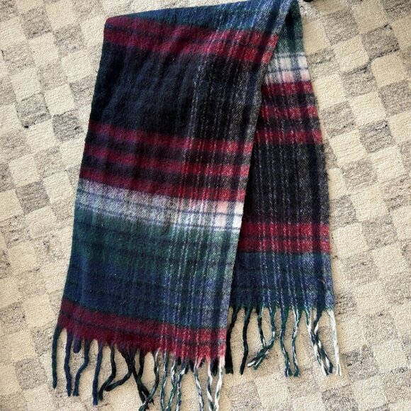 Free People Falling For You Brushed Plaid Scarf - Picture 2 of 2